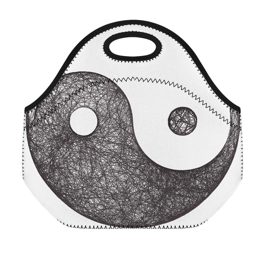 Roots Yin Yang Print Neoprene Lunch Bag