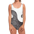 Roots Yin Yang Print One Piece Swimsuit