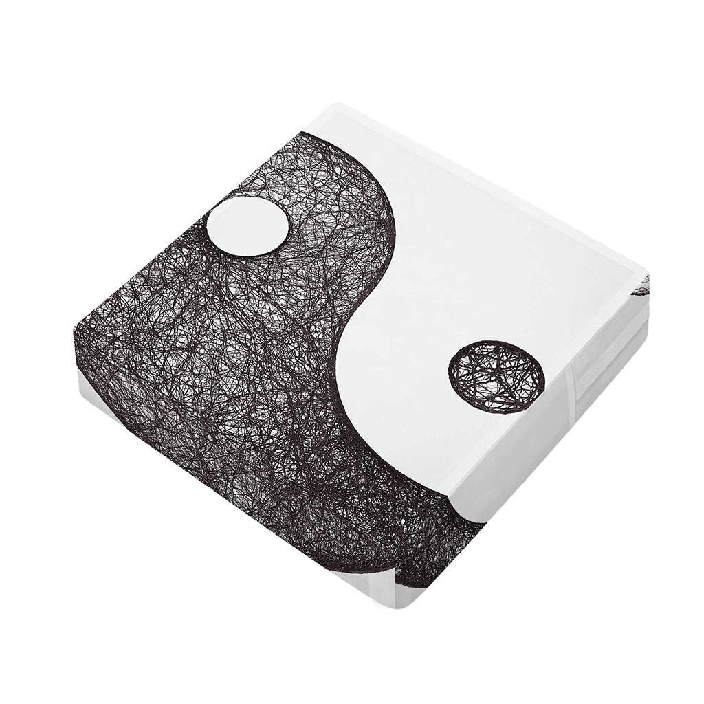 Roots Yin Yang Print Outdoor Seat Cushion Cover