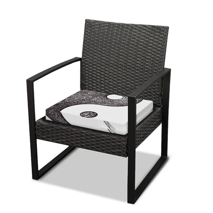 Roots Yin Yang Print Outdoor Seat Cushion Cover