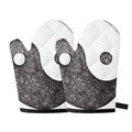 Roots Yin Yang Print Oven Mitts