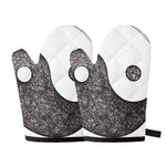 Roots Yin Yang Print Oven Mitts