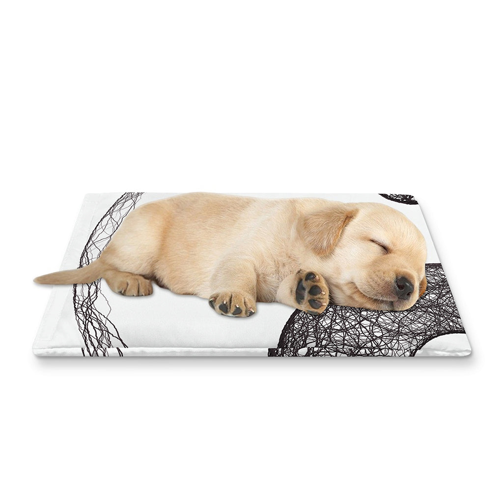 Roots Yin Yang Print Pet Cooling Mat Cover