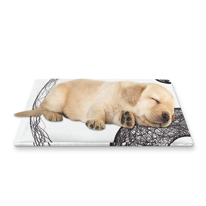 Roots Yin Yang Print Pet Cooling Mat Cover