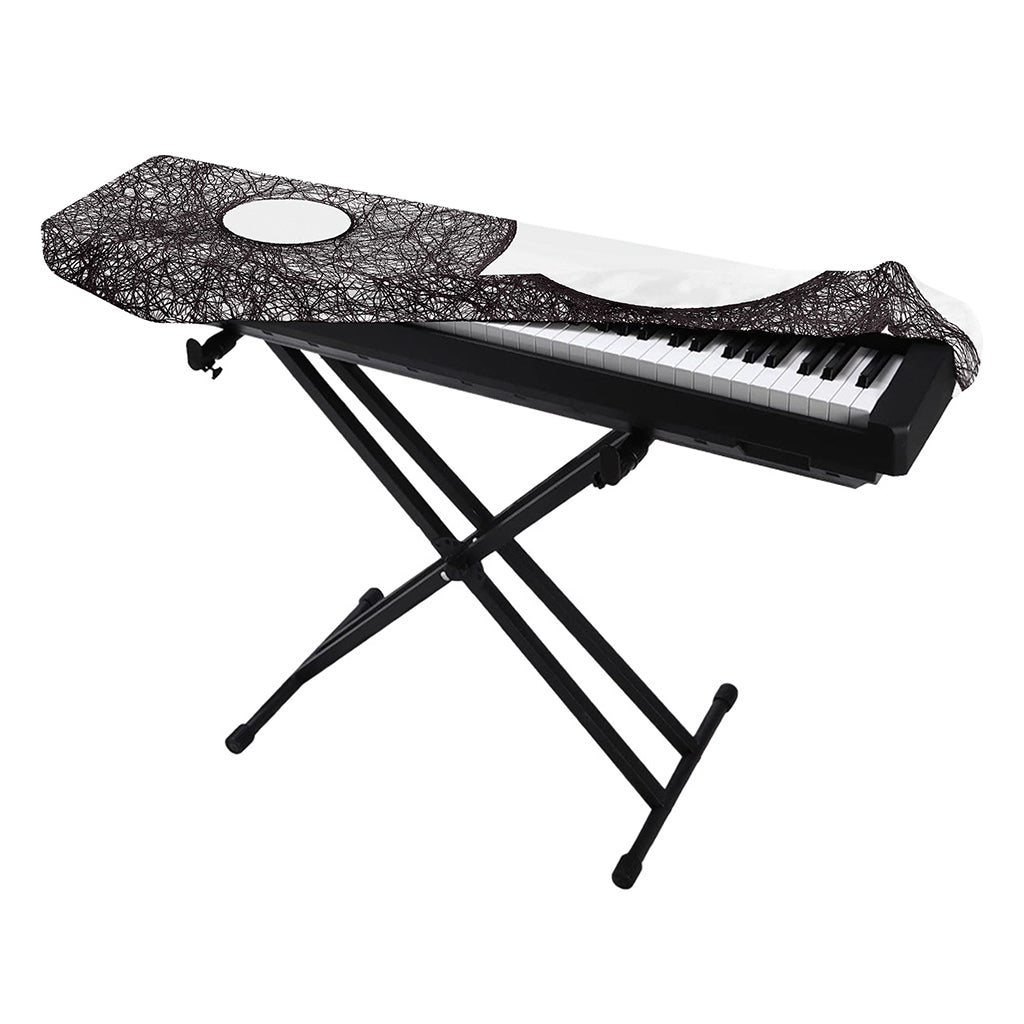 Roots Yin Yang Print Piano Keyboard Cover