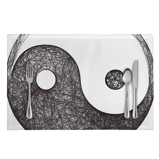Roots Yin Yang Print Placemat