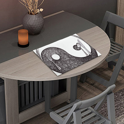 Roots Yin Yang Print Placemat