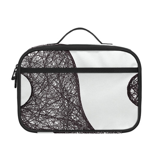 Roots Yin Yang Print Portable Lunch Bag