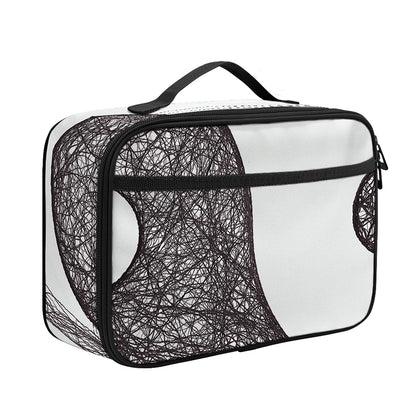 Roots Yin Yang Print Portable Lunch Bag