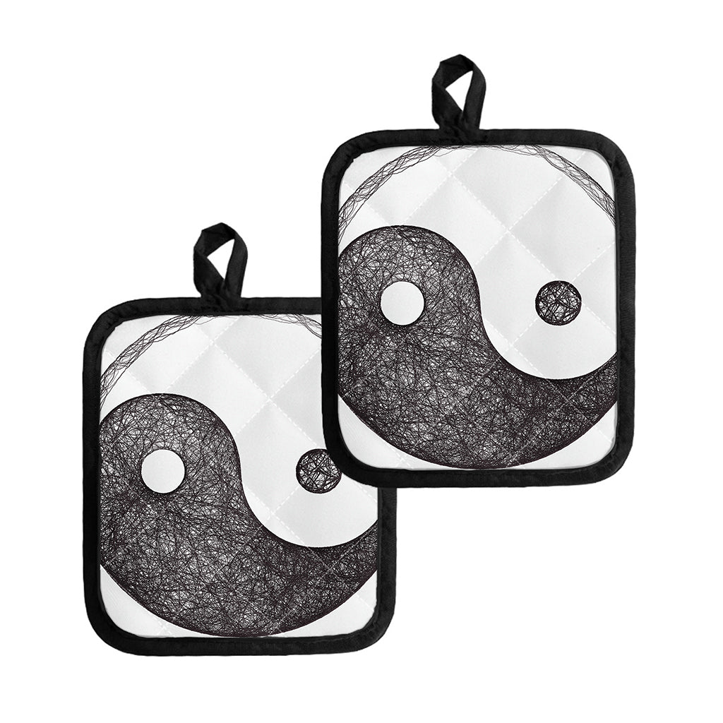 Roots Yin Yang Print Pot Holders