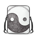 Roots Yin Yang Print Rectangular Crossbody Bag