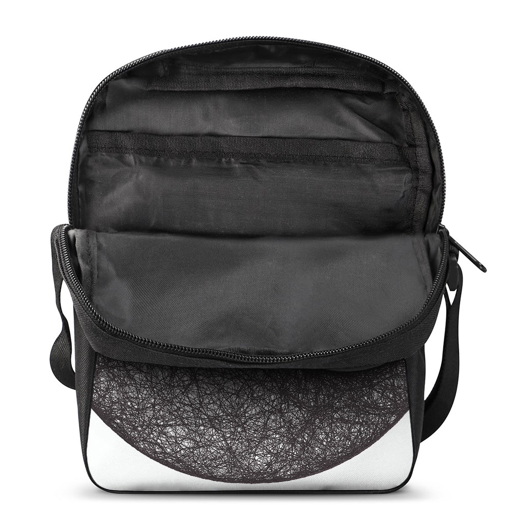 Roots Yin Yang Print Rectangular Crossbody Bag