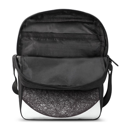 Roots Yin Yang Print Rectangular Crossbody Bag