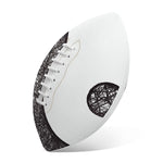 Roots Yin Yang Print Rugby Ball