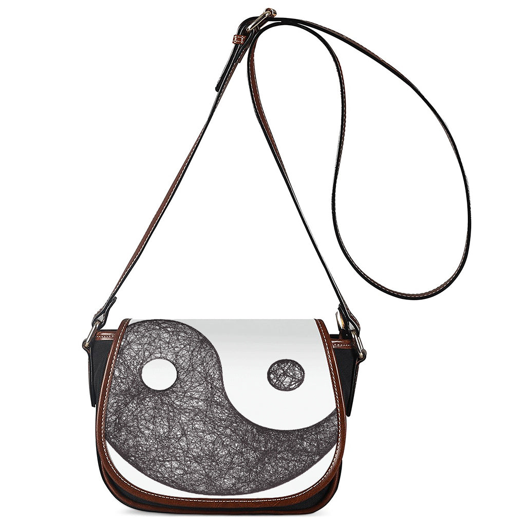 Roots Yin Yang Print Saddle Bag