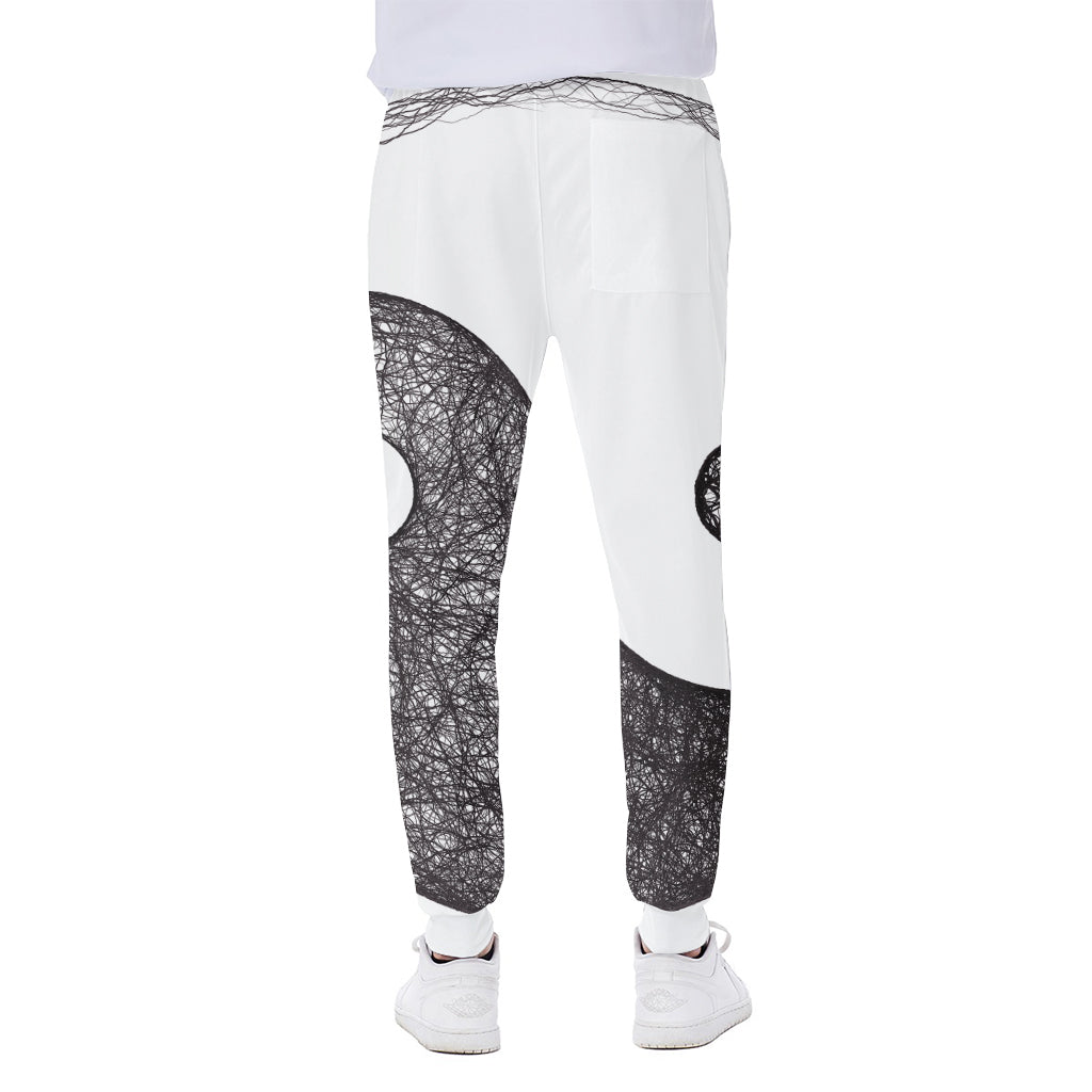 Roots Yin Yang Print Scuba Joggers