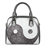 Roots Yin Yang Print Shoulder Handbag