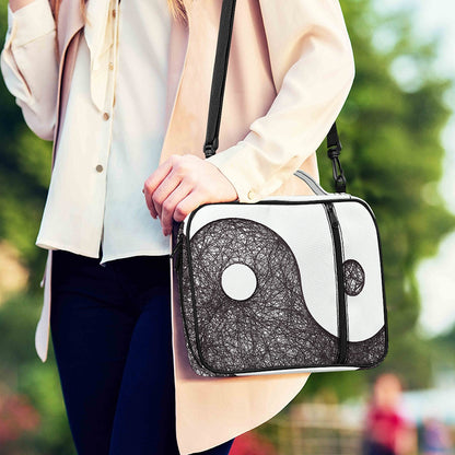 Roots Yin Yang Print Shoulder Strap Bible Bag