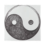 Roots Yin Yang Print Silk Bandana