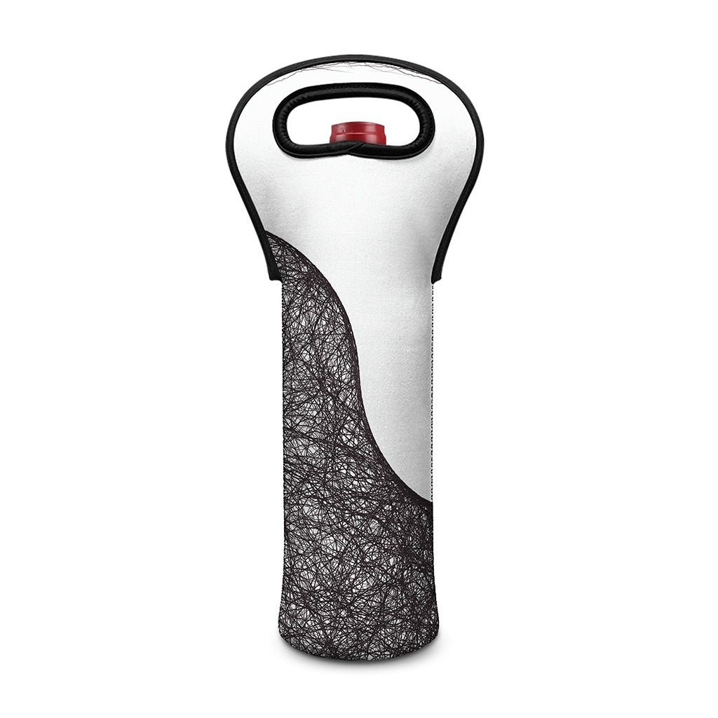 Roots Yin Yang Print Single Neoprene Wine Tote