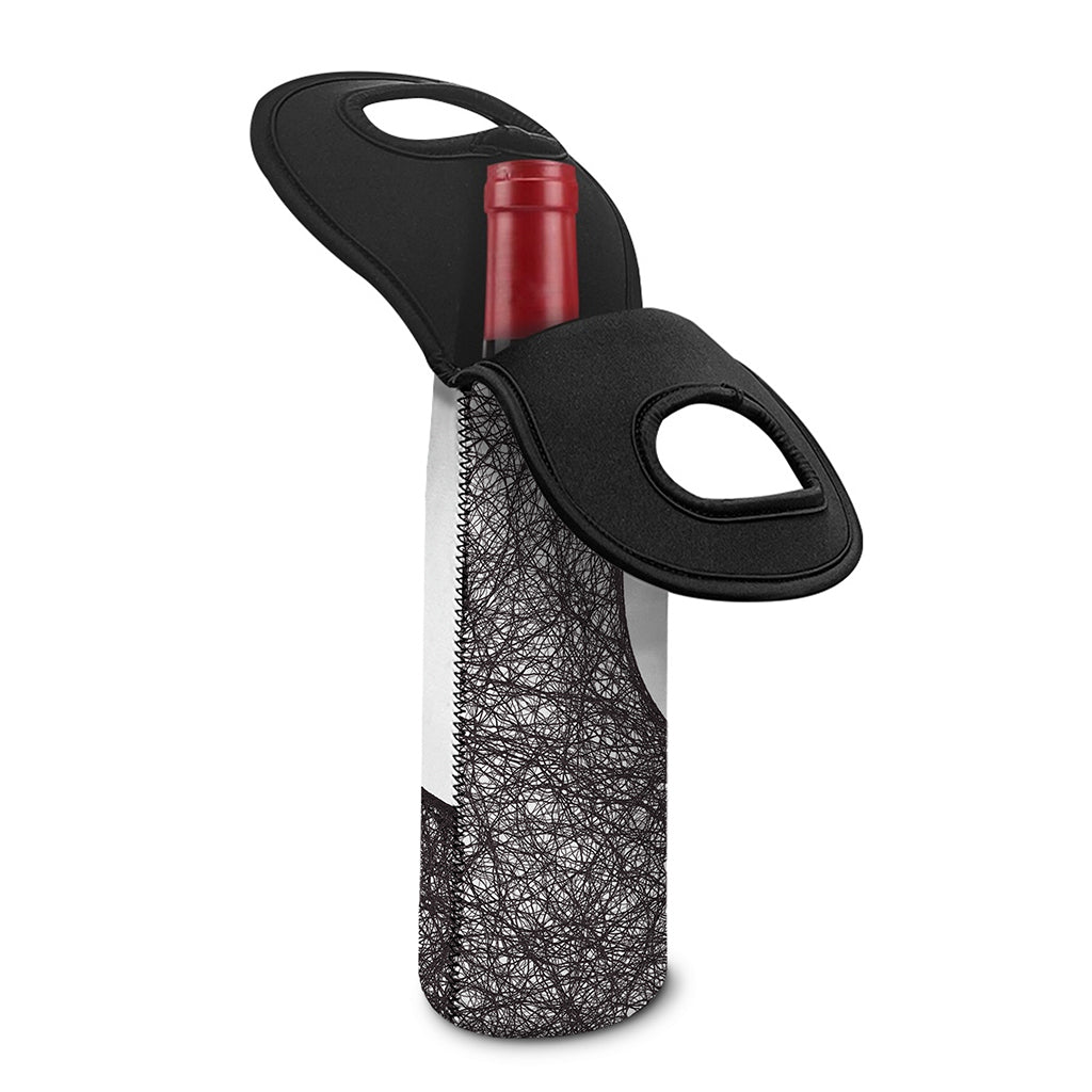 Roots Yin Yang Print Single Neoprene Wine Tote