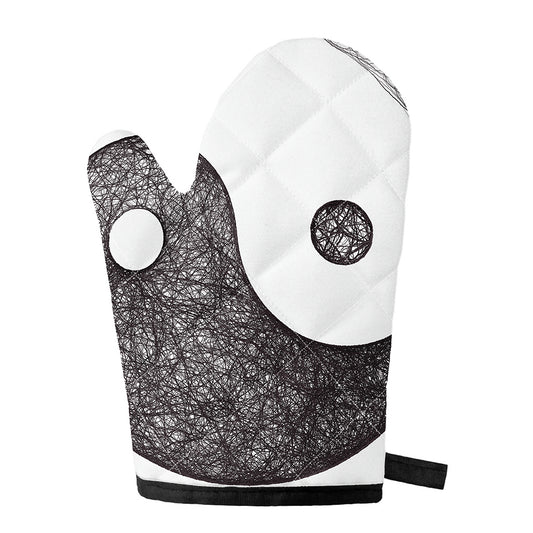 Roots Yin Yang Print Single Oven Mitt
