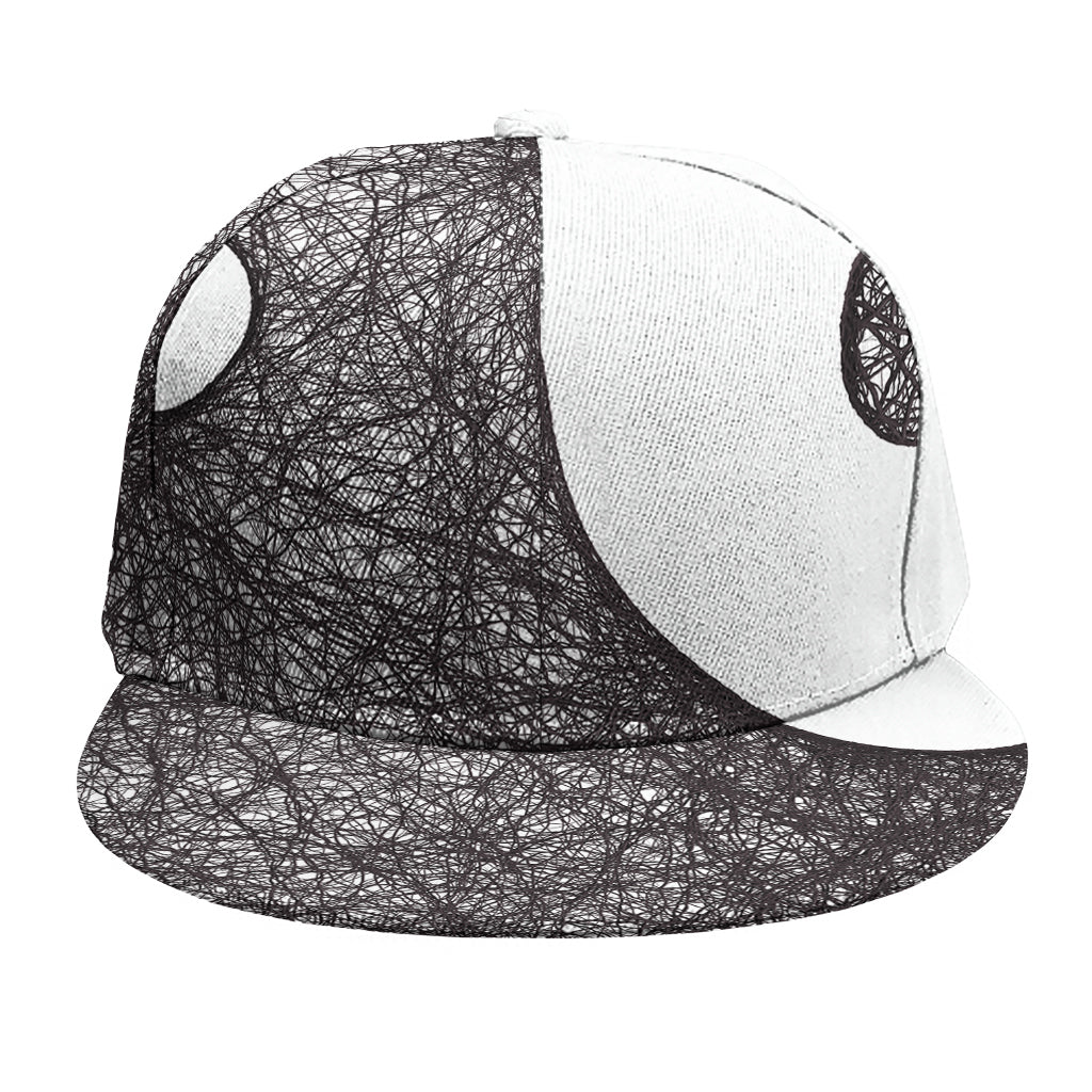 Roots Yin Yang Print Snapback Cap