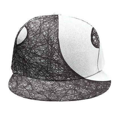 Roots Yin Yang Print Snapback Cap