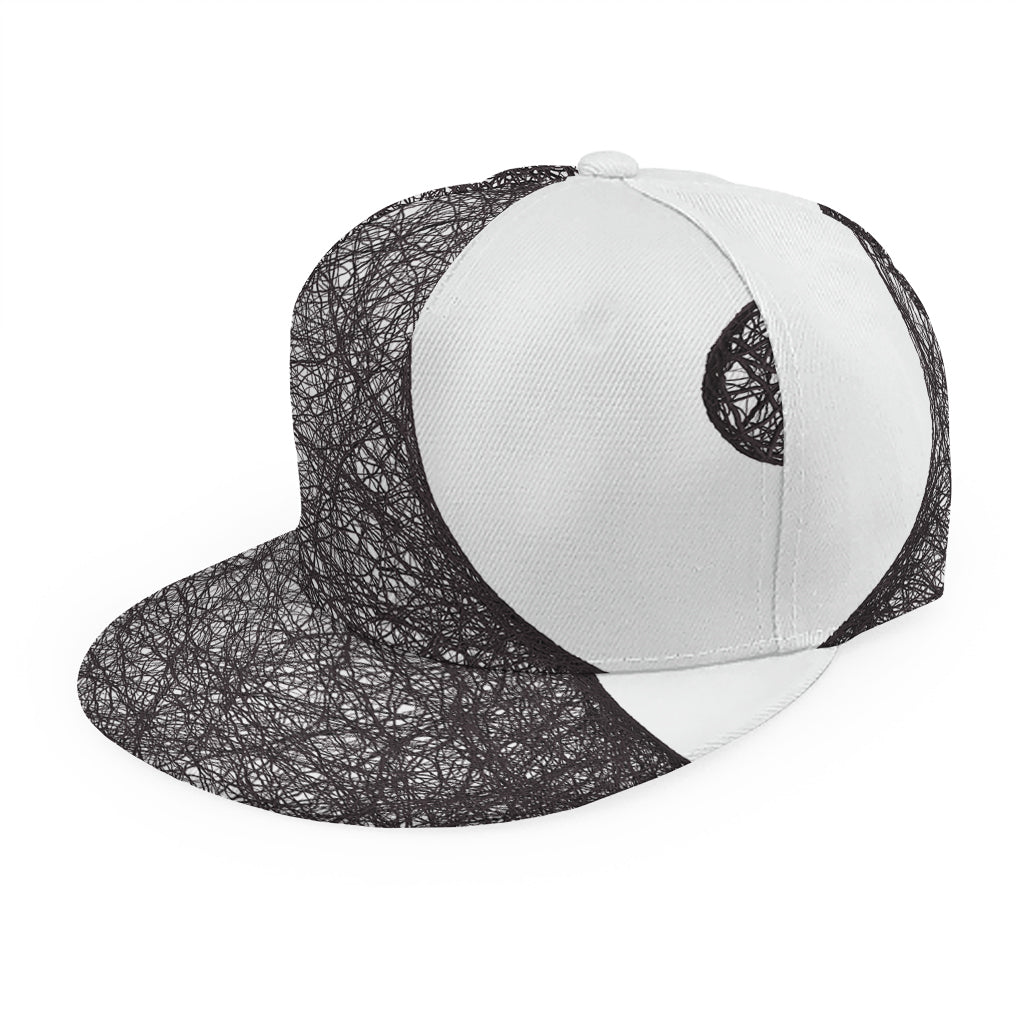 Roots Yin Yang Print Snapback Cap