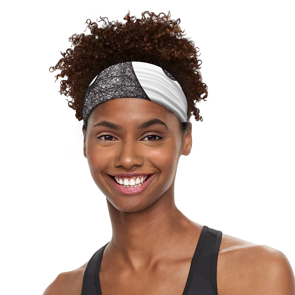 Roots Yin Yang Print Sports Headband