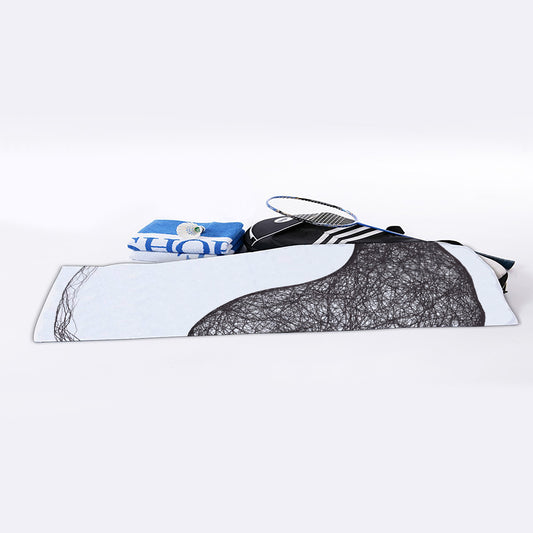 Roots Yin Yang Print Sports Towel