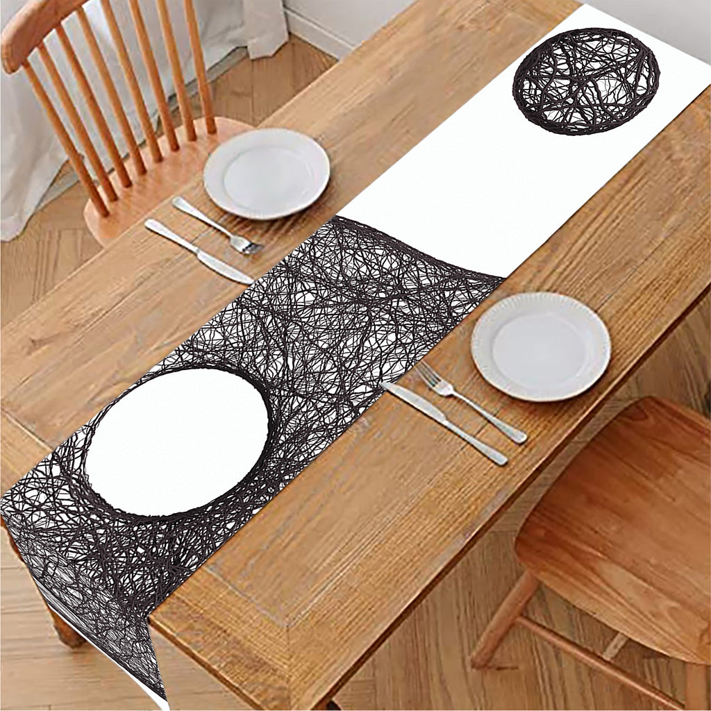 Roots Yin Yang Print Table Runner
