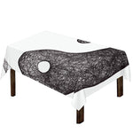 Roots Yin Yang Print Tablecloth