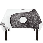 Roots Yin Yang Print Tablecloth