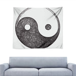Roots Yin Yang Print Tapestry