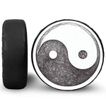 Roots Yin Yang Print Tire Cover