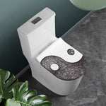 Roots Yin Yang Print Toilet Lid Cover