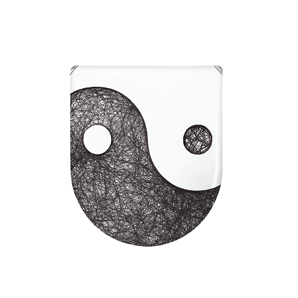 Roots Yin Yang Print Toilet Lid Cover