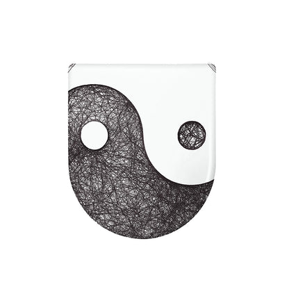 Roots Yin Yang Print Toilet Lid Cover