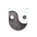 Roots Yin Yang Print Toilet Lid Cover