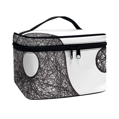 Roots Yin Yang Print Travel Makeup Bag