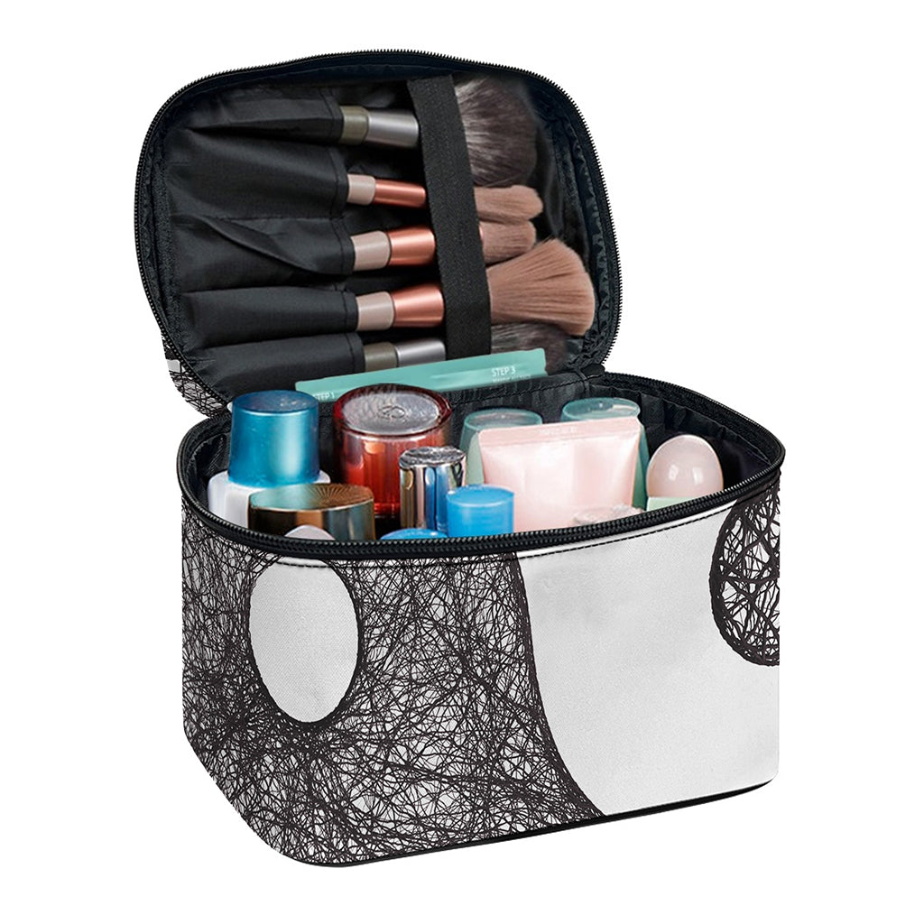 Roots Yin Yang Print Travel Makeup Bag