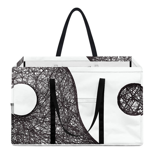 Roots Yin Yang Print Utility Tote Bag
