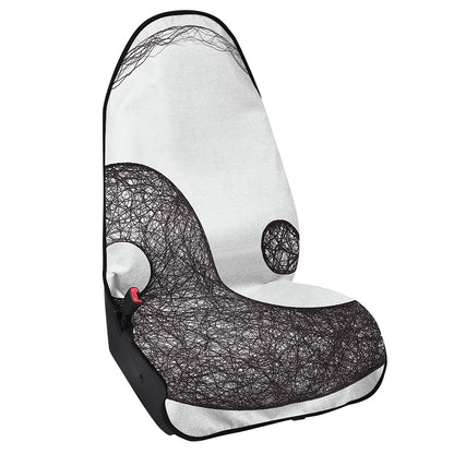 Roots Yin Yang Print Waterproof Car Seat Cover