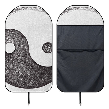 Roots Yin Yang Print Waterproof Car Seat Cover