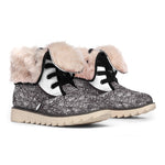 Roots Yin Yang Print Winter Boots