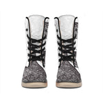 Roots Yin Yang Print Winter Boots