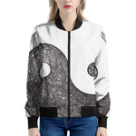 Roots Yin Yang Print Women's Bomber Jacket