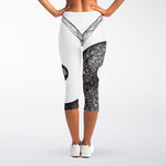 Roots Yin Yang Print Women's Capri Leggings