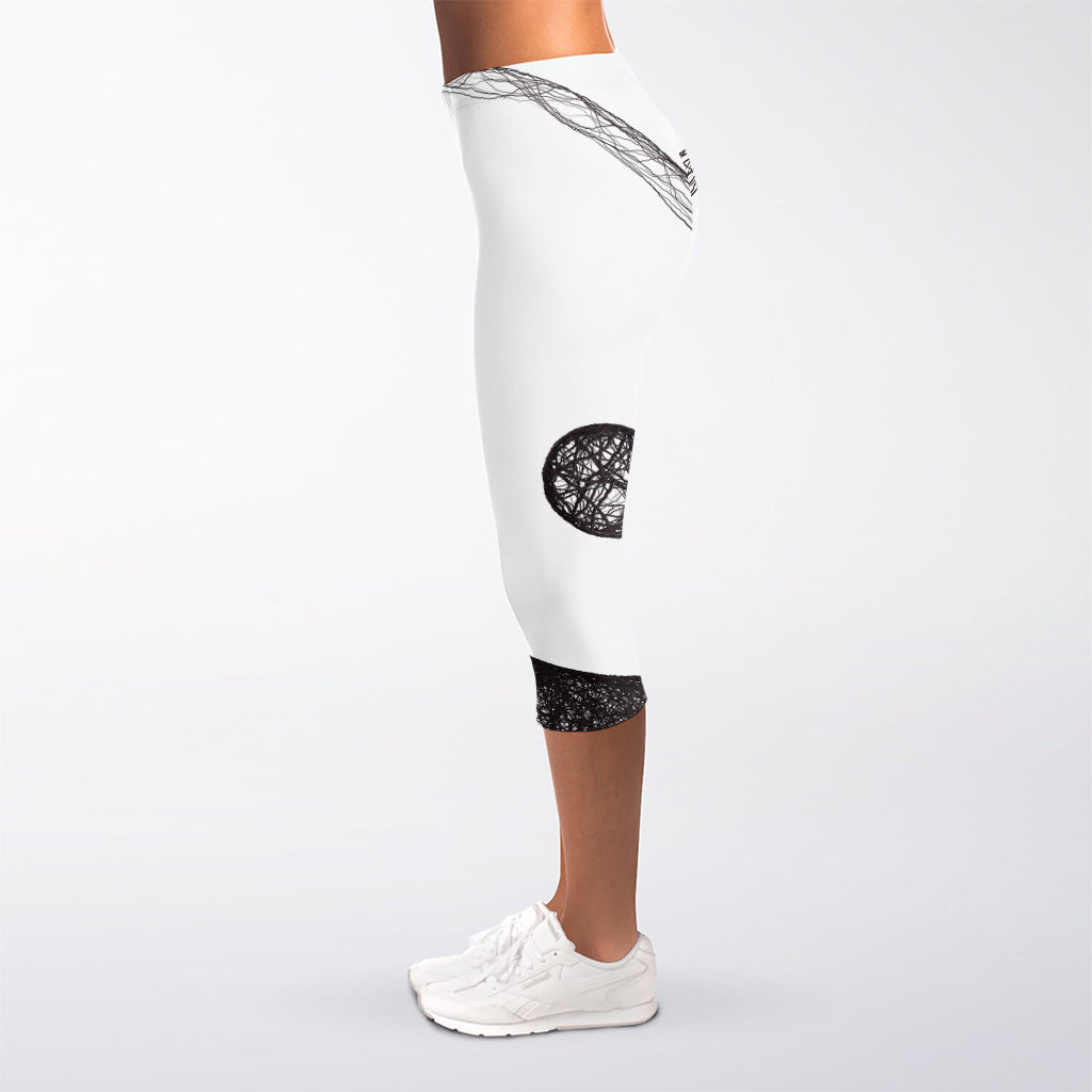 Roots Yin Yang Print Women's Capri Leggings
